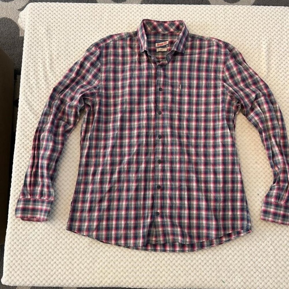 Johnnie-O Hangin Out men's button down long sleeve - large